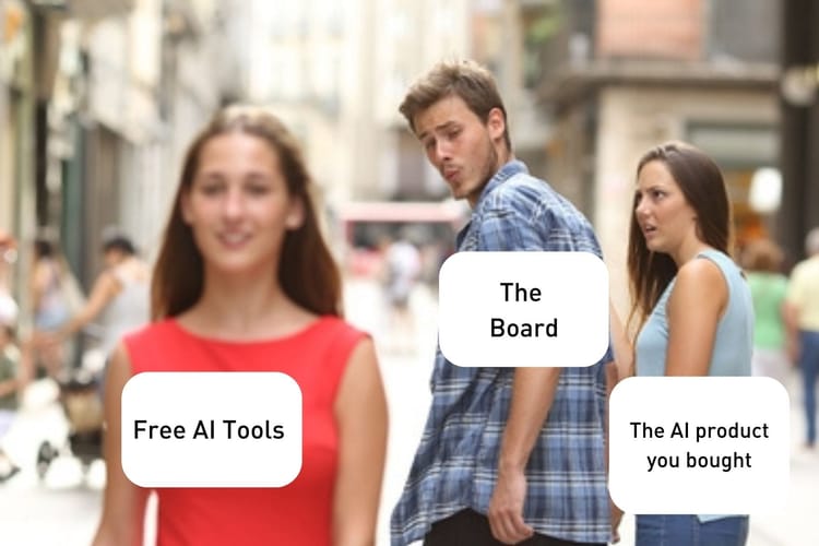 About that AI you just bought...